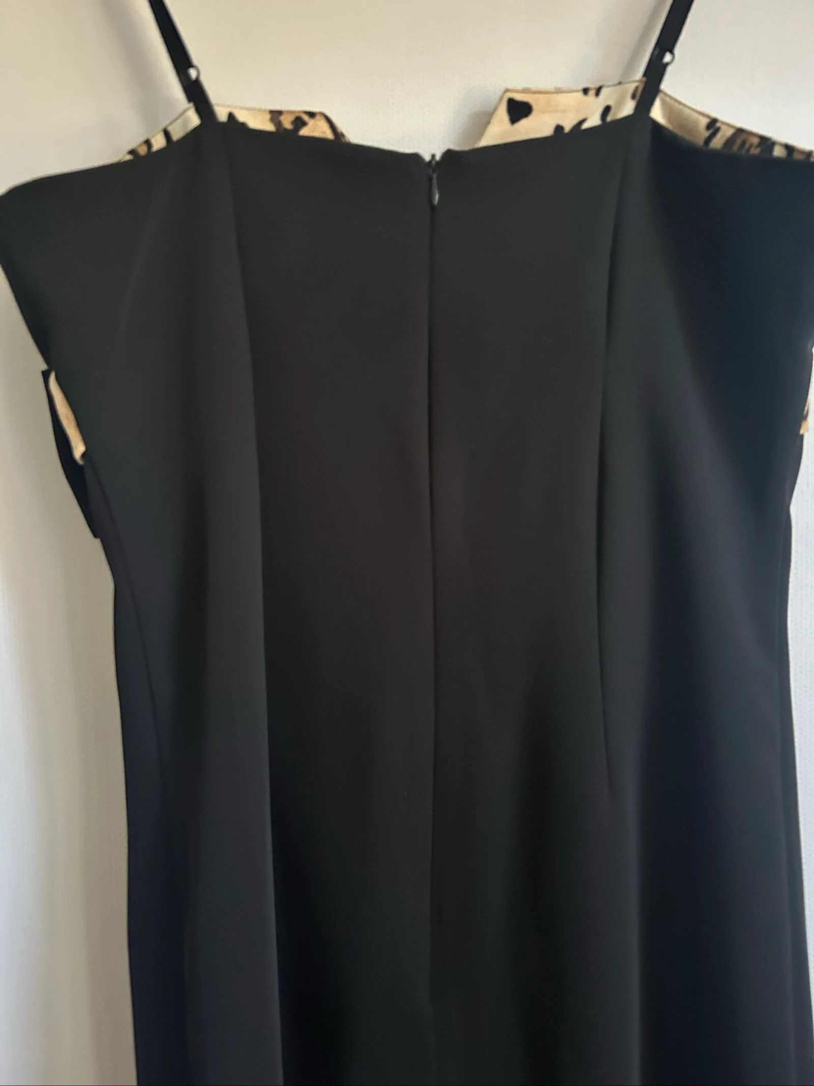 Vestido ajustado negro Fuego Woman con detalles de leopardo y lazo - Perfecto estado - T.36/38 – photo 6